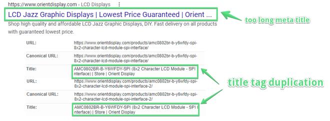 seo case study - title and meta description
