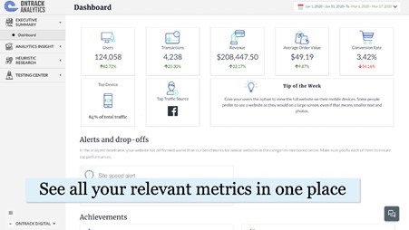 Ontrack analytics app