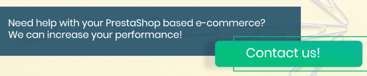PrestaShop based e-commerce optimization