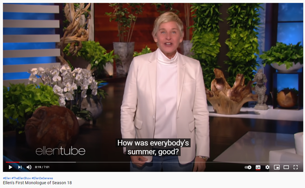 website accessibility elements - captions