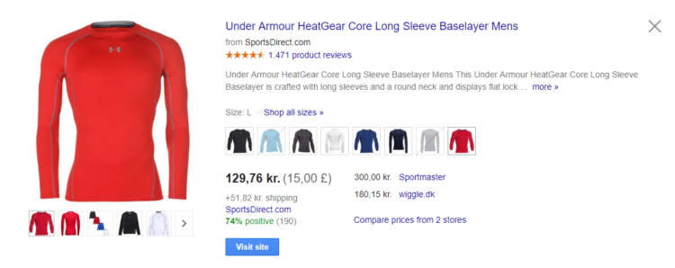 Clothes industry title tempate