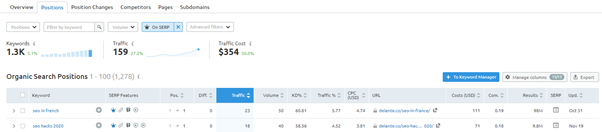 report competitor research
