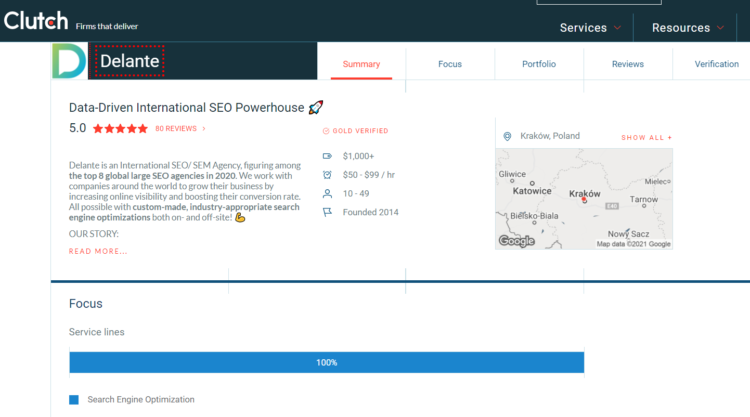 how to find seo agency online clutch marketplace