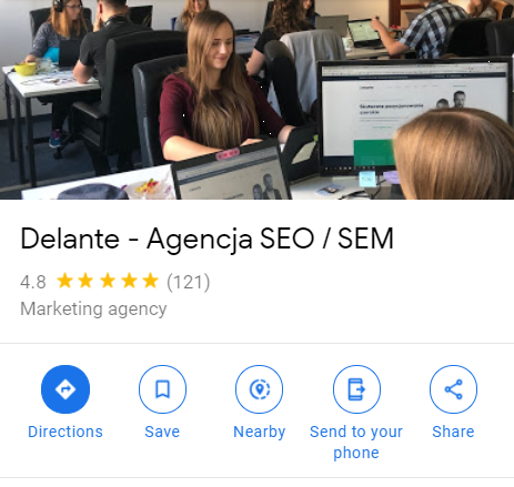 Google My Business - ratings