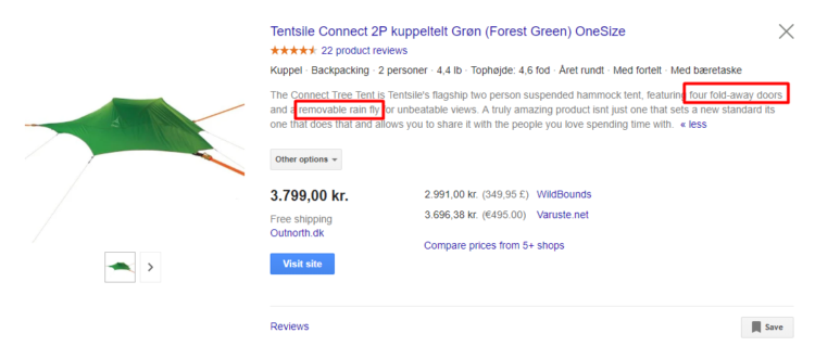 Description elements