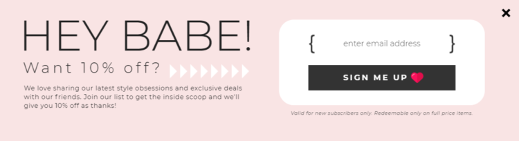 Repeat Customer - discount code