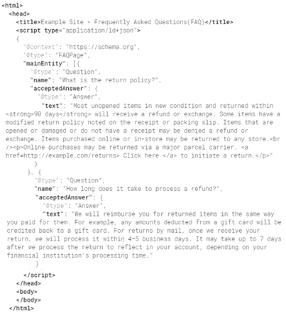 faq in schema how to 