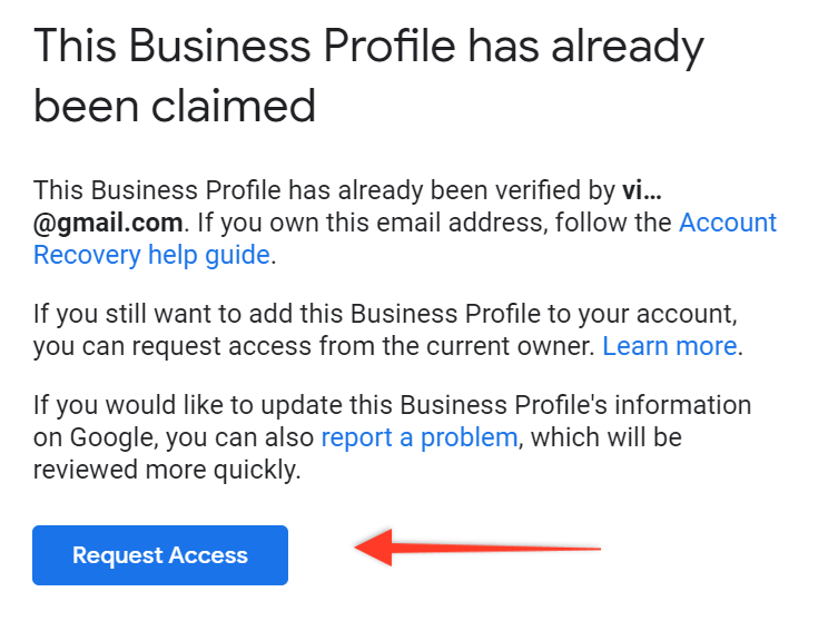 claiming google my business lisitng 
