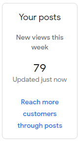 gmb post statistics