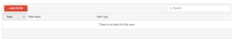 Creating new filter window - Google Analytics Guide