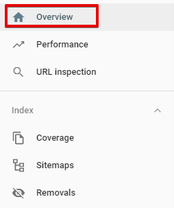 Google search console overview
