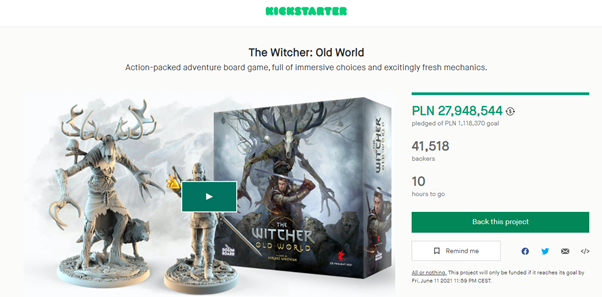 gamification in e-commerce examples kickstarter