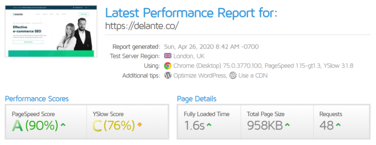 Reasons why your website doesn't generate traffic - Page Speed