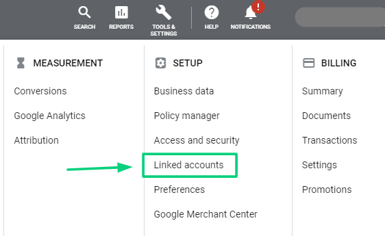 how to link google ads and google analytics linked accounts