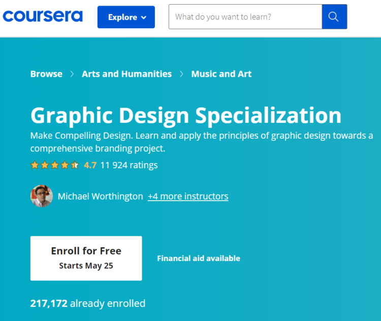 seo for educational industry landing page example