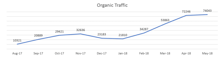 Organic traffic - Lubie buty