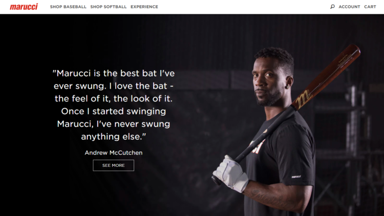 Marucci social proof