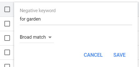 Broad match