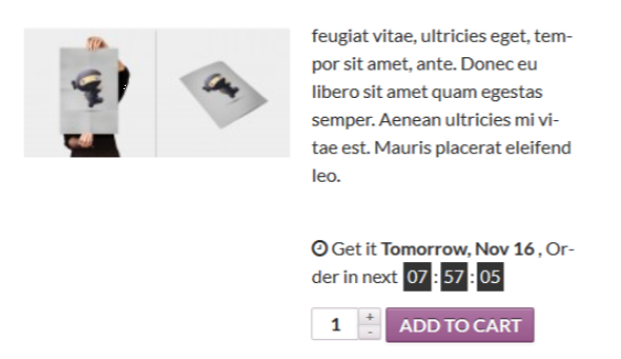 Countdown to the shipment