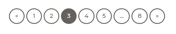 Pagination - Highlighted Page Number