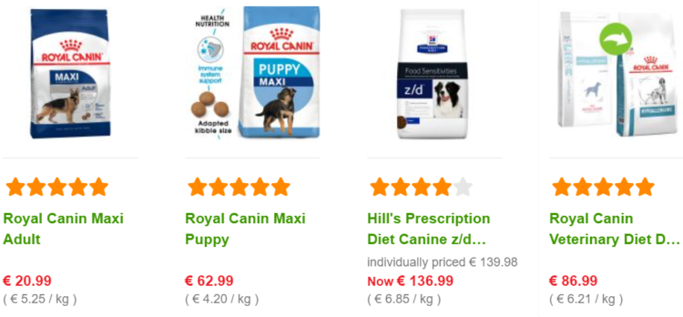 example of product reviews in the online store