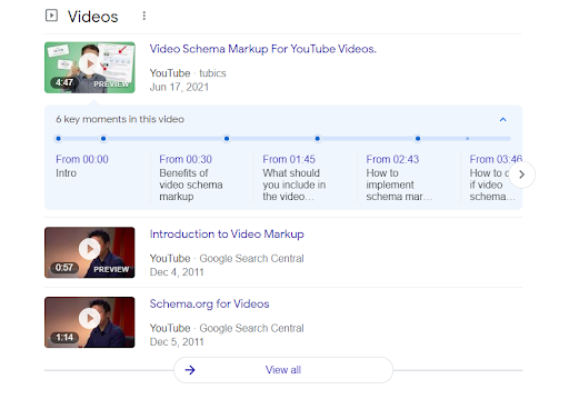 seo trends for finance markup example 