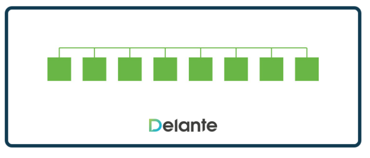 flat website taxonomy illustration