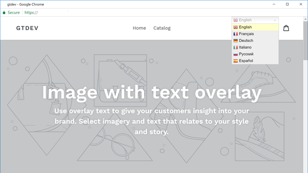 Translate your shop 