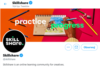 smo skillshare twitter example