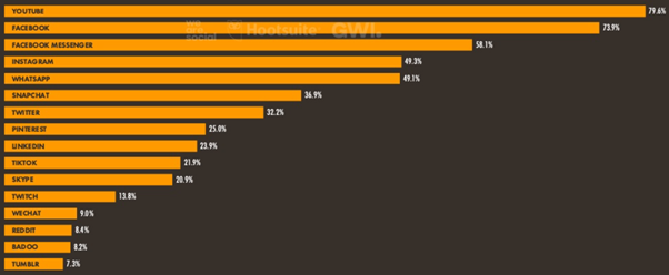 social media channels in france statistics