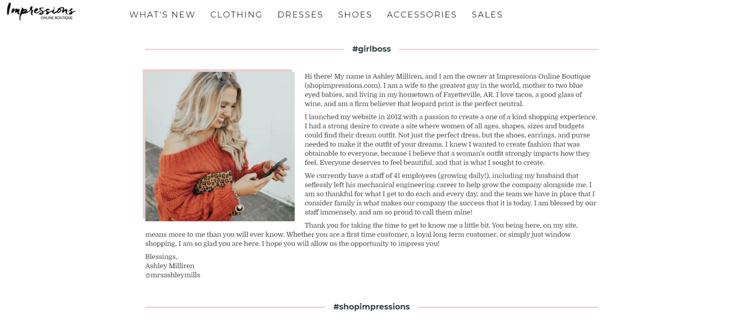 Repeat customer - storytelling
