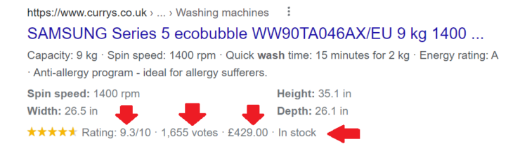 How to Generate Leads with SEO? Structured data in the search results
