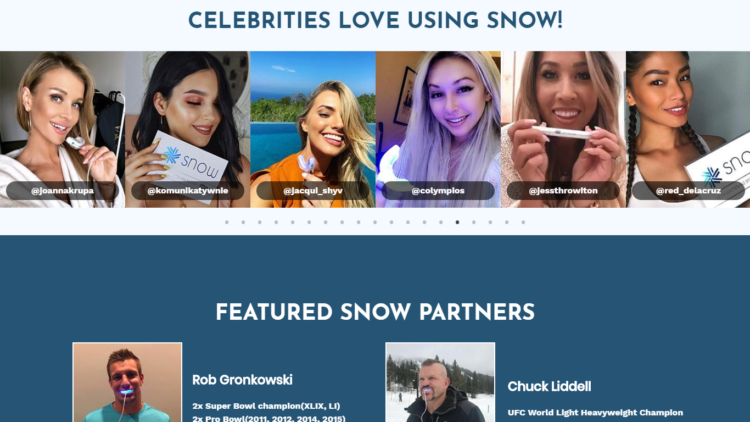 Social proof celebrities