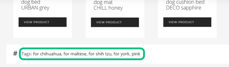 Website Tags