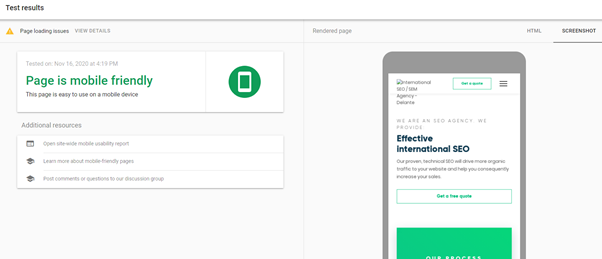 mobile friendliness and technical seo
