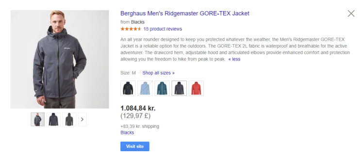 Titles and Descriptions in products