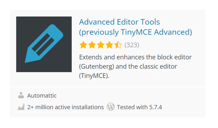 wordpress advanced editor tools