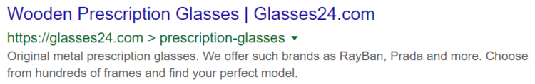 Wrong title and meta description